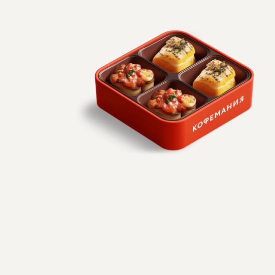 Заказать доставку блюд из ресторанов Кофемания на дом и в офис в Москве